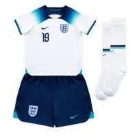 Fotballdrakt Barn England Mason Mount #19 Hjemmedraktsett VM 2022 Kortermet (+ Korte bukser)